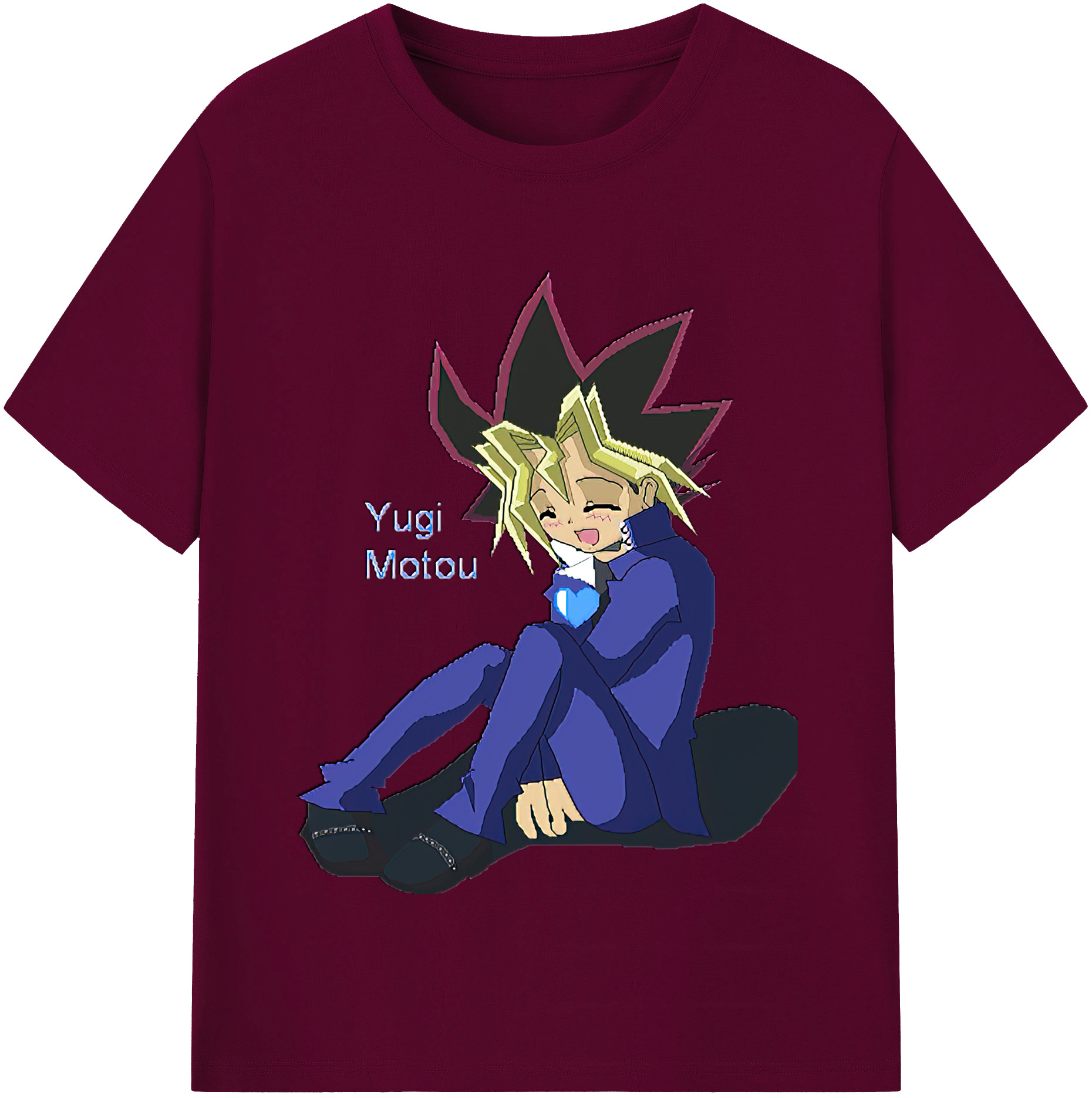 （画像用） 遊☆戯☆王 Yu-Gi-Oh! レディースカジュアルプリントTシャツ（綿100％）